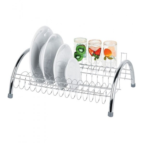 Escorredor 15 Lugares 43cm por 33cm Para Louças Fantastik Com Porta Talheres E Copos